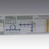 ZZ 2541-B50 Ruler white Ecocard